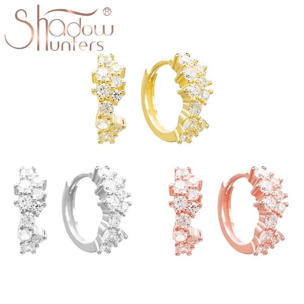 hoop & huggie shadowhunters real 925 sterling silver huggies earrings flower crystal elegant for women jewelry piercing france, Golden;silver
hoop & huggie shadowhunters real 925 sterling silver huggies earrings flower crystal elegant for women jewelry piercing france, Golden;silver