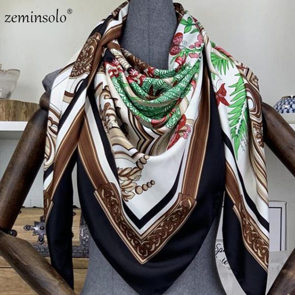 scarves 100% twill silk for women bandana foulard printed square scarf fashion shawls wraps 130*130cm, Blue;gray
scarves 100% twill silk for women bandana foulard printed square scarf fashion shawls wraps 130*130cm, Blue;gray