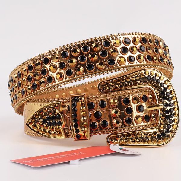 belts goth gold buckle for men black rhinestone leather strap designer diamond studded waist belt jeans ceinture femme luxe, Black;brown
belts goth gold buckle for men black rhinestone leather strap designer diamond studded waist belt jeans ceinture femme luxe, Black;brown