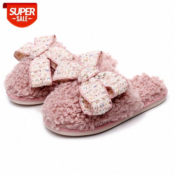 korean version of small fragrant woolen material bowknot plush cotton slippers women's volume curls thick soft bottom non-slip warm sh, Black
korean version of small fragrant woolen material bowknot plush cotton slippers women's volume curls thick soft bottom non-slip warm sh, Black