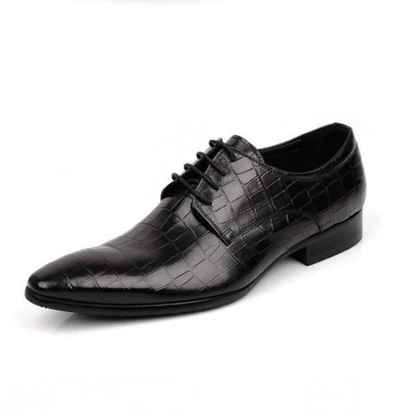 quality embossed leather dress men shoes black brown formal wedding shoes mens pointed toe business office work man male
quality embossed leather dress men shoes black brown formal wedding shoes mens pointed toe business office work man male