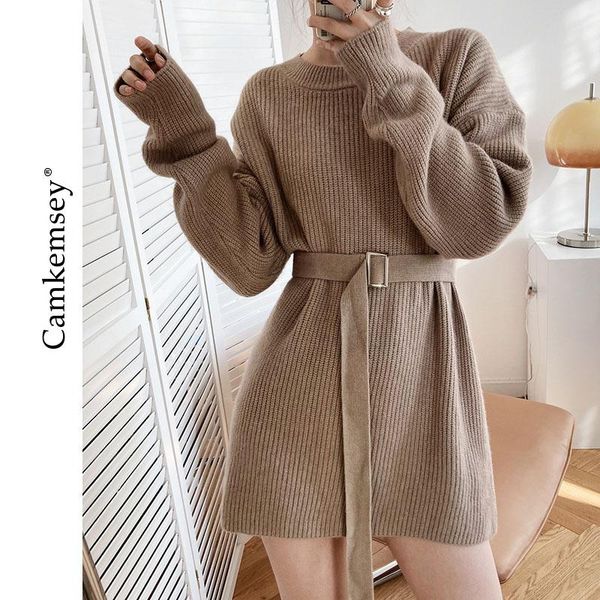 casual dresses thick warm autumn winter knitted sweater dress women korean solid basic o-neck long sleeve loose shirts, Black;gray
casual dresses thick warm autumn winter knitted sweater dress women korean solid basic o-neck long sleeve loose shirts, Black;gray
