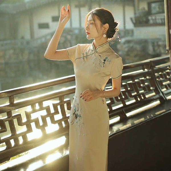 ethnic clothing 2021 cheongsam 3xl elegant young girls retro republic chinese traditional summer qipao improved dress, Red
ethnic clothing 2021 cheongsam 3xl elegant young girls retro republic chinese traditional summer qipao improved dress, Red