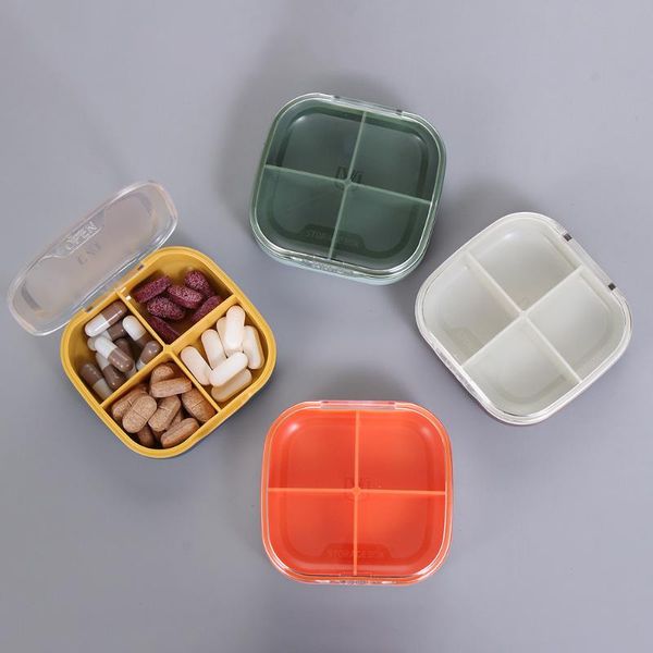 storage bottles & jars 4 compartments travel portable organizer small daily case for vitamin fish oil pills supplements
storage bottles & jars 4 compartments travel portable organizer small daily case for vitamin fish oil pills supplements