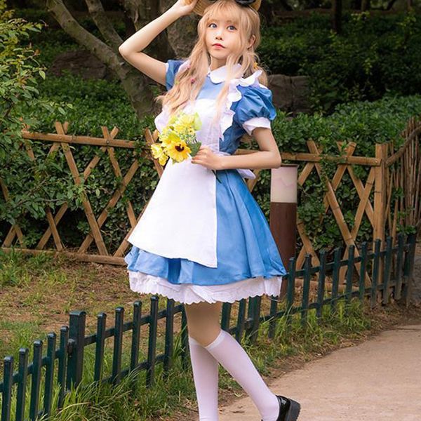beautiful new lolita maids trajes from household maid as girls employed cosplay traje anime show in clothes clothes*1102 swaf, Black;gray 
beautiful new lolita maids trajes from household maid as girls employed cosplay traje anime show in clothes clothes*1102 swaf, Black;gray