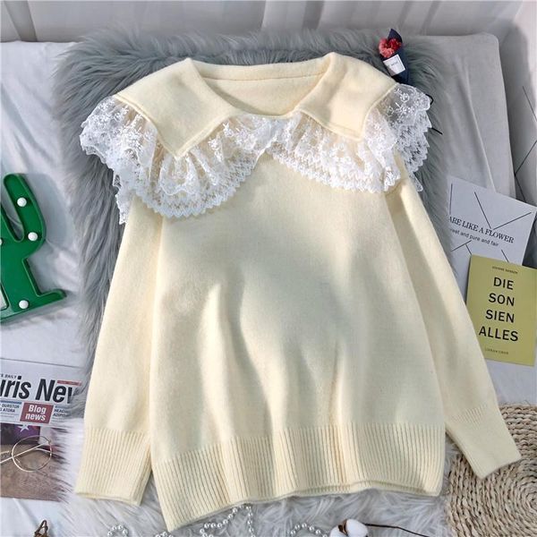 women's sweaters 2021 autumn winter women o-neck korean style knitted plus size prairie chic for loose pullovers c62, White;black
women's sweaters 2021 autumn winter women o-neck korean style knitted plus size prairie chic for loose pullovers c62, White;black