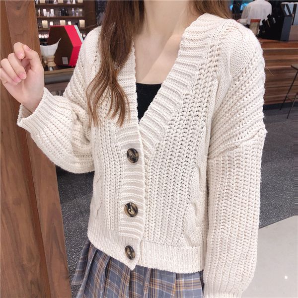 women's sweater autumn 2021 casual female sleeve long cardigan button knitted sweaters femme jacket winter warm clothes kec1, White;black
women's sweater autumn 2021 casual female sleeve long cardigan button knitted sweaters femme jacket winter warm clothes kec1, White;black