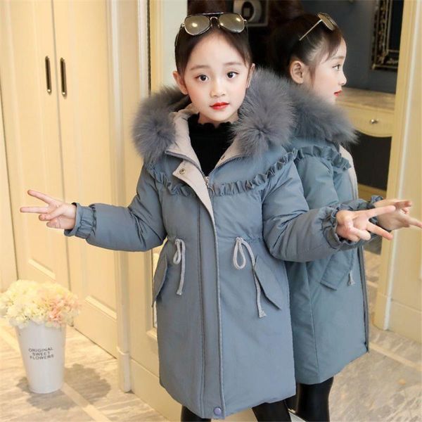 down coat girls cotton long jacket&outwear children jacket winter clothes warm fur hooed snowsuit kids, Blue;gray
down coat girls cotton long jacket&outwear children jacket winter clothes warm fur hooed snowsuit kids, Blue;gray