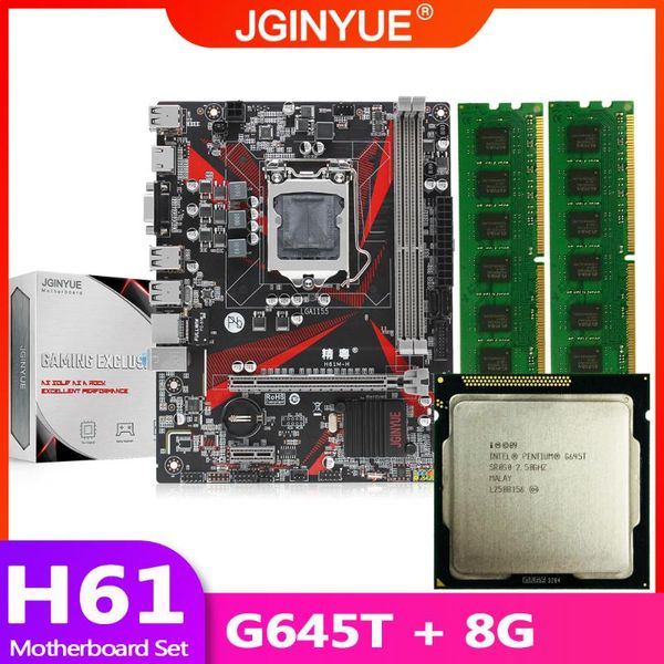 motherboards jginyue h61 motherboard lga 1155 set kit with intel g645t processor and 8gb(2*4gb) ddr3 deskram memory h61m-h
motherboards jginyue h61 motherboard lga 1155 set kit with intel g645t processor and 8gb(2*4gb) ddr3 deskram memory h61m-h
