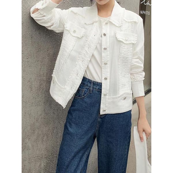 women's jackets jacket linen women lace shirt long sleeve outer for, Black;brown 
women's jackets jacket linen women lace shirt long sleeve outer for, Black;brown