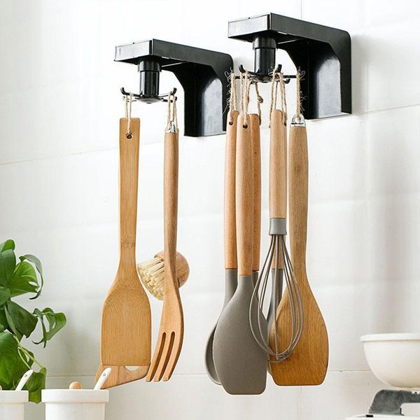 hooks & rails kitchenware storage rack punching finishing retractable kitchen wall spatula spoon rotating holder
hooks & rails kitchenware storage rack punching finishing retractable kitchen wall spatula spoon rotating holder