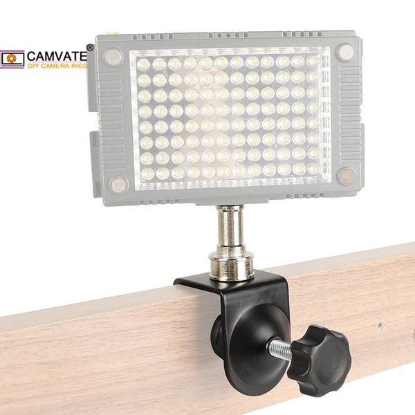 camvate universal c-clamp with 1/4"-20 metal mounting point for /articulating magic arm/moniter/video light mounting
camvate universal c-clamp with 1/4"-20 metal mounting point for /articulating magic arm/moniter/video light mounting
