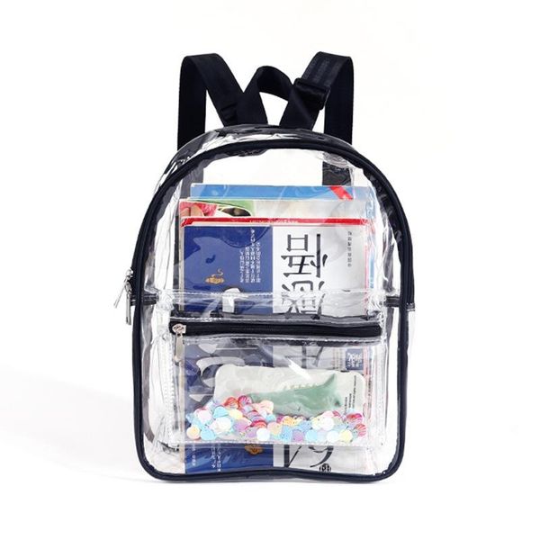 backpack pvc fashion waterproof large capacity outdoor travel transparent school bag
backpack pvc fashion waterproof large capacity outdoor travel transparent school bag
