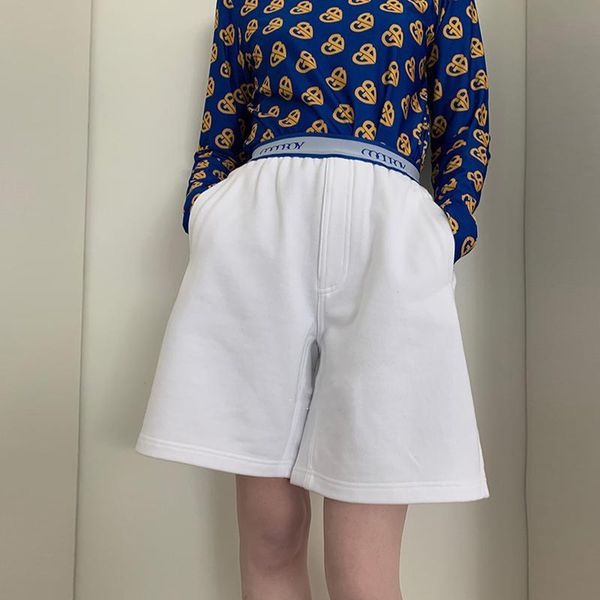 women's shorts 2021 summer fashion letter embroidery loose women casual elegant men t459, White;black
women's shorts 2021 summer fashion letter embroidery loose women casual elegant men t459, White;black