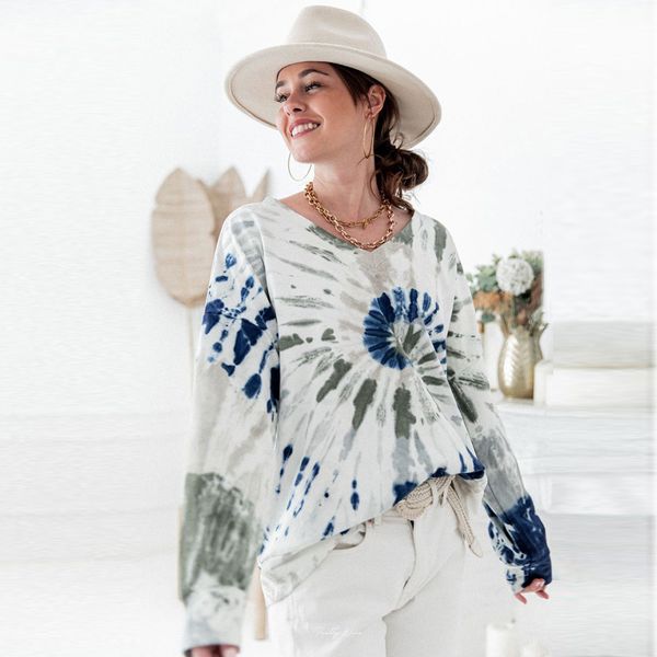 2021 new women casual gradient tie-dye print sweatshirt autumn v neck long sleeve pullover ladies hoodies plus 2xl 8ui8, Black
2021 new women casual gradient tie-dye print sweatshirt autumn v neck long sleeve pullover ladies hoodies plus 2xl 8ui8, Black
