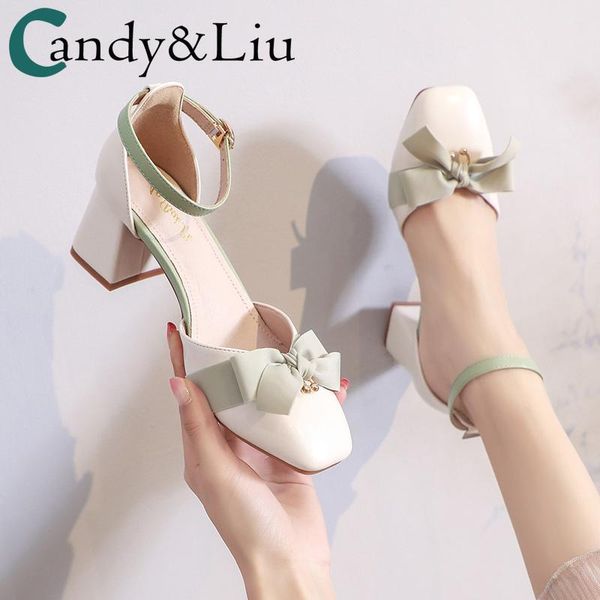 sandals women's chunky heel high heels 2021 summer shoes buckle strap bow semi-high heeled fashion hollow casual, Black
sandals women's chunky heel high heels 2021 summer shoes buckle strap bow semi-high heeled fashion hollow casual, Black
