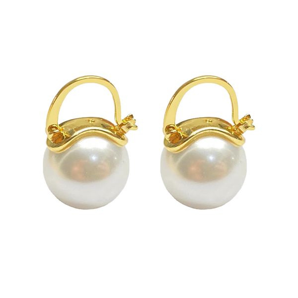 pearl earrings with cards classic white pearl dangles gold tone 18k golden brass material, Silver
pearl earrings with cards classic white pearl dangles gold tone 18k golden brass material, Silver