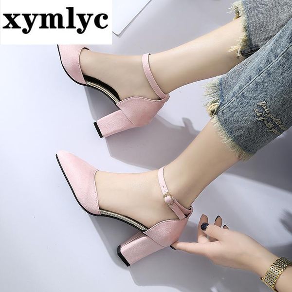 dress shoes korean version wild thick with pointed single fashion comfortable high heels trend wedding mujer, Black
dress shoes korean version wild thick with pointed single fashion comfortable high heels trend wedding mujer, Black