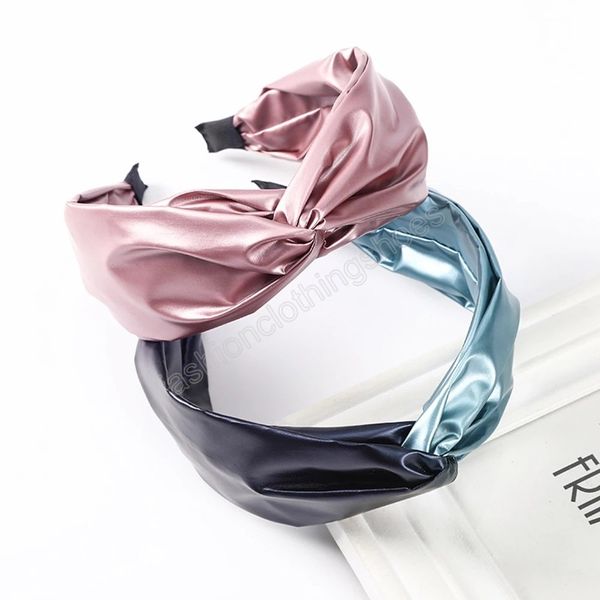 leather hair hoop hairbands shiny color fashion headbands hair band for girls women headwear wide hair accessories, Slivery;white
leather hair hoop hairbands shiny color fashion headbands hair band for girls women headwear wide hair accessories, Slivery;white