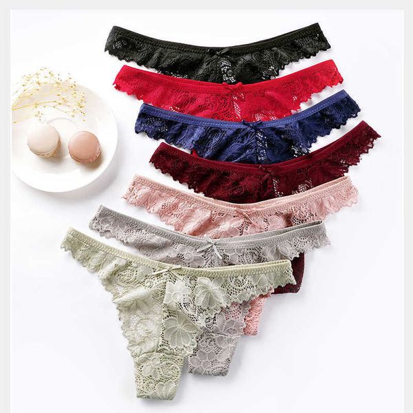 7 pcs/lot panties women lace thong hollow-out transparent briefs cotton crotch g-string set underwear lingerie drop 210720, Black;pink
7 pcs/lot panties women lace thong hollow-out transparent briefs cotton crotch g-string set underwear lingerie drop 210720, Black;pink