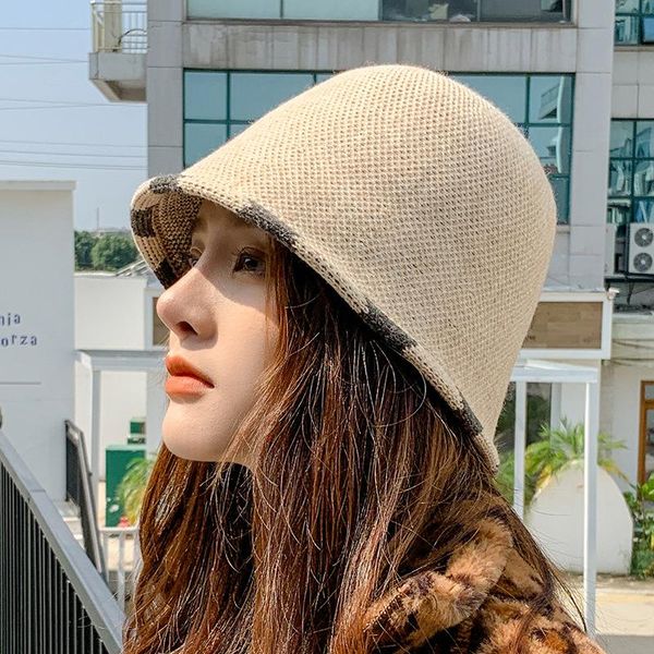 wide brim hats sparsil autumn winter knitted wool bucket for women outdoor warm beanies female foldable color matching basin caps, Blue;gray
wide brim hats sparsil autumn winter knitted wool bucket for women outdoor warm beanies female foldable color matching basin caps, Blue;gray