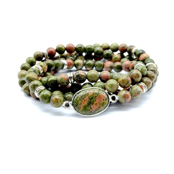 tennis natural stone beads bracelet elastic mala necklace woman jewelry green color metal silver 6 mm bead for her gift, Golden;silver
tennis natural stone beads bracelet elastic mala necklace woman jewelry green color metal silver 6 mm bead for her gift, Golden;silver