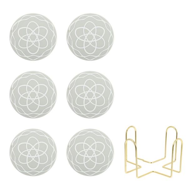 mats & pads 1 set household cup mat practical (beige white) 
mats & pads 1 set household cup mat practical (beige white)