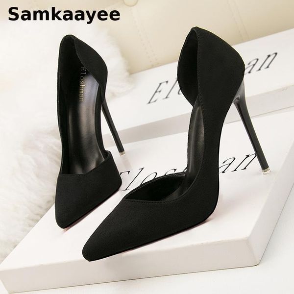 dress shoes size 34-39 woman pumps spring autumn female platform 10cm high heels ladies pointed toe flock wedding party zapatos y48, Black
dress shoes size 34-39 woman pumps spring autumn female platform 10cm high heels ladies pointed toe flock wedding party zapatos y48, Black