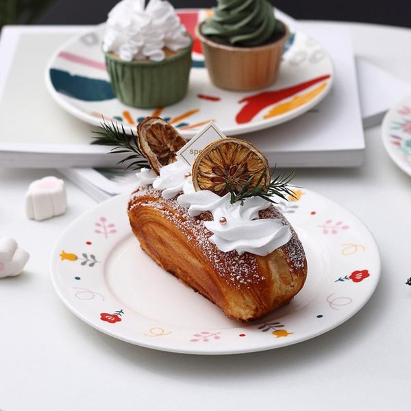 dishes & plates ceramic round breakfast plate brunch dish nordic steak dessert cake kitchen tableware accessories 20cm
dishes & plates ceramic round breakfast plate brunch dish nordic steak dessert cake kitchen tableware accessories 20cm