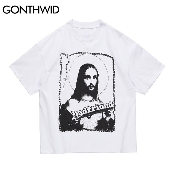 t-shirts funny jesus god bad friend tshirts streetwear harajuku hip hop cacual cotton tees fashion short sleeve 210602, White;black
t-shirts funny jesus god bad friend tshirts streetwear harajuku hip hop cacual cotton tees fashion short sleeve 210602, White;black