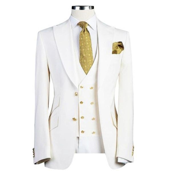 men's suits & blazers mens 3 piece suit lapel double breasted for groom man wedding men banquet no tie(blazer+vest+pants), White;black
men's suits & blazers mens 3 piece suit lapel double breasted for groom man wedding men banquet no tie(blazer+vest+pants), White;black
