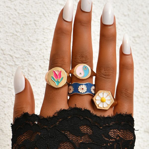 love ring fashion geometric enamel flower taichi yinyang rings set sweet gold finger for women girl personality jewelry gifts, Slivery;golden
love ring fashion geometric enamel flower taichi yinyang rings set sweet gold finger for women girl personality jewelry gifts, Slivery;golden