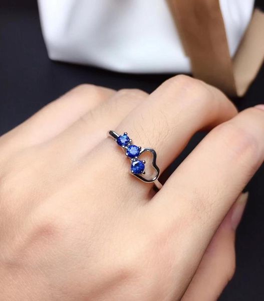 cluster rings natural and real blue sapphire ring wedding 925 sterling silver fine handworked jewelry finger, Golden;silver
cluster rings natural and real blue sapphire ring wedding 925 sterling silver fine handworked jewelry finger, Golden;silver