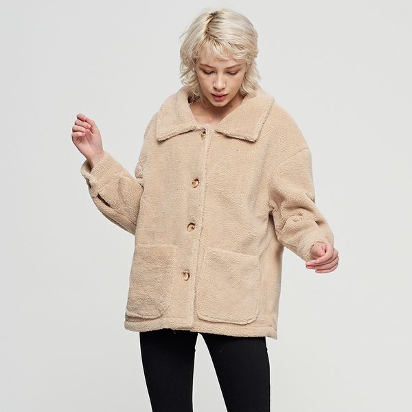 2021 new fashion winter lamb wool keep warm long ladies only breasted jacket girls lapel outwear pbu8, Black;brown
2021 new fashion winter lamb wool keep warm long ladies only breasted jacket girls lapel outwear pbu8, Black;brown