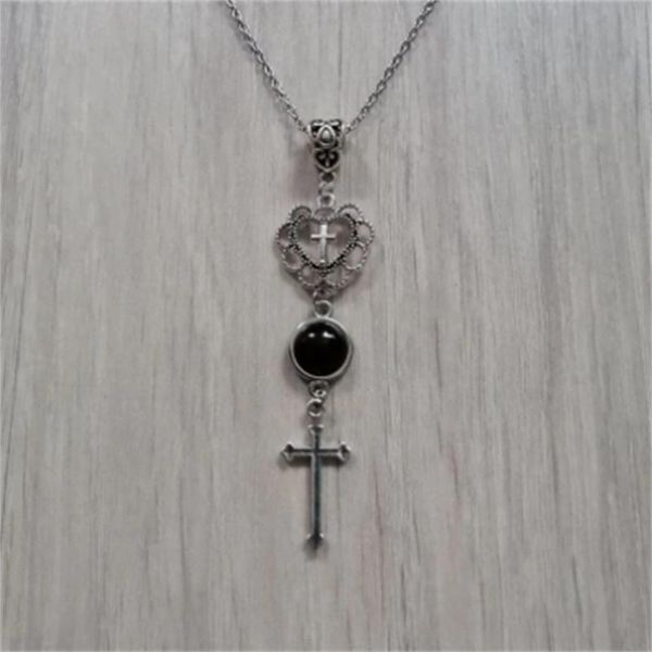 chains personality retro hipster love crystal cross hip hop pendant necklace clavicle chain accessories jewelry wholesale, Silver
chains personality retro hipster love crystal cross hip hop pendant necklace clavicle chain accessories jewelry wholesale, Silver