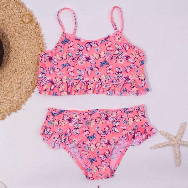one-piece suits flounce girl swimsuit kids butterfly print bikini set two piece children's swimwear 2-8 years girls bathing suit beachw
one-piece suits flounce girl swimsuit kids butterfly print bikini set two piece children's swimwear 2-8 years girls bathing suit beachw