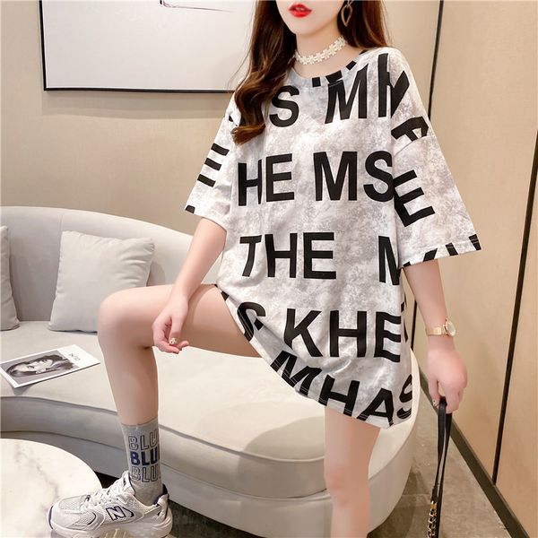 qrwr t shirt women 2021 korean summer o ne letter print short sleeve womens loose straight long oversized t shirt, Black;pink
qrwr t shirt women 2021 korean summer o ne letter print short sleeve womens loose straight long oversized t shirt, Black;pink
