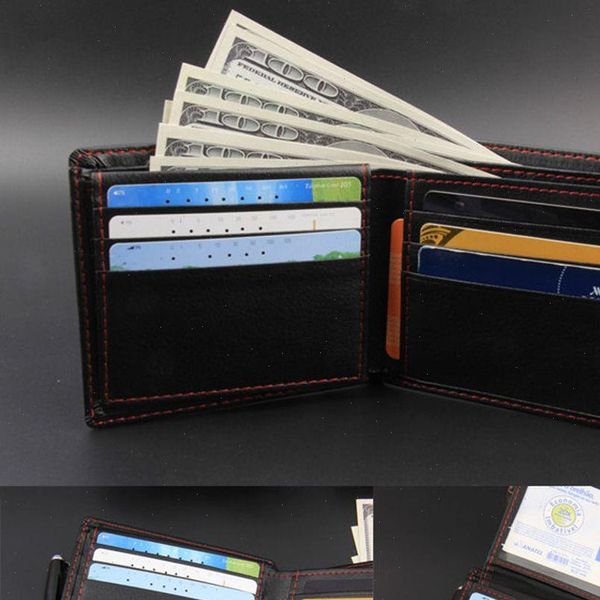 black mens leather credit card holder wallet bifold id cash trifold purse clutch dollar slim, Red;black
black mens leather credit card holder wallet bifold id cash trifold purse clutch dollar slim, Red;black