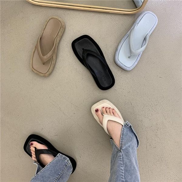 slippers women 2021 clip toe sandals shoes wedge platform fashion dress high heels female flip flops casual, Black
slippers women 2021 clip toe sandals shoes wedge platform fashion dress high heels female flip flops casual, Black