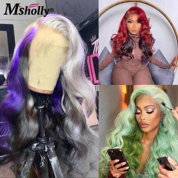 lace wigs 180% 4x4 closure wig body wave front brazilian remy human hair highlight green grey red 8-26, Black;brown
lace wigs 180% 4x4 closure wig body wave front brazilian remy human hair highlight green grey red 8-26, Black;brown