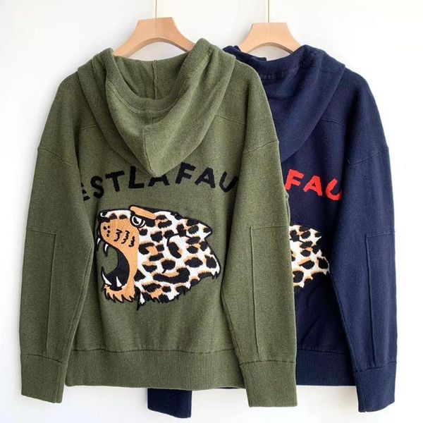 women's jackets embroidered cashmere blend women knit cardigan jacket long sleeve casual wild hooded, Black;brown
women's jackets embroidered cashmere blend women knit cardigan jacket long sleeve casual wild hooded, Black;brown