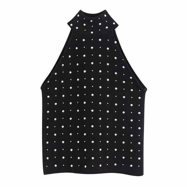 women's sweaters vintage stylish rivet sleeveless women fashion o-neck pullovers elegant ladies chic jumpers, White;black
women's sweaters vintage stylish rivet sleeveless women fashion o-neck pullovers elegant ladies chic jumpers, White;black