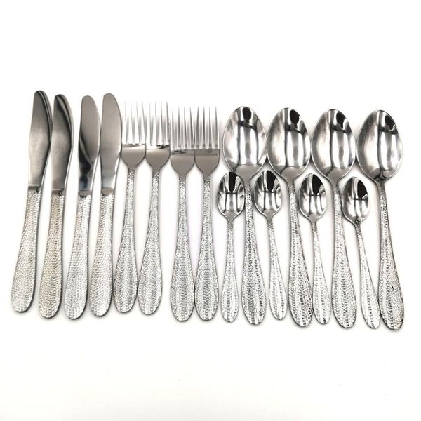 16pcs fork spoon knife set silverware cutlery tableware set 304 stainless steel dinnerware dinner holiday gift box
16pcs fork spoon knife set silverware cutlery tableware set 304 stainless steel dinnerware dinner holiday gift box