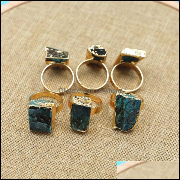 irregar black tourmaline e ore gem blue crystal finger rings for women trendy jewelry natural stone gold adjustable wedding drop delivery 20, Slivery;golden
irregar black tourmaline e ore gem blue crystal finger rings for women trendy jewelry natural stone gold adjustable wedding drop delivery 20, Slivery;golden