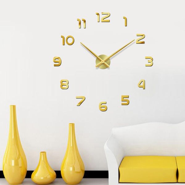 big size golden diy wall clock frameless large digital self-adhesive clock apartment decorations room decor wall clocks w
big size golden diy wall clock frameless large digital self-adhesive clock apartment decorations room decor wall clocks w