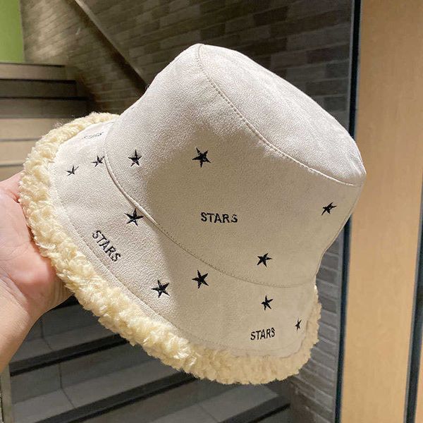 fisherman's hat female autumn and winter korean trendsetter's versatile thickened warm lamb psh plain color net red basin, Blue;gray
fisherman's hat female autumn and winter korean trendsetter's versatile thickened warm lamb psh plain color net red basin, Blue;gray