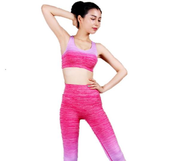 female yoga set quick-drying sports bra and elastic tight leggings pants 2 pieces set, White;red
female yoga set quick-drying sports bra and elastic tight leggings pants 2 pieces set, White;red