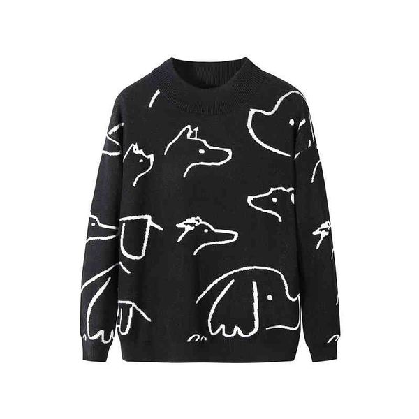 clothing autumn pullover pull homme coat embroidery cartoon dog knitted sweater pullovers cloth for men, Black
clothing autumn pullover pull homme coat embroidery cartoon dog knitted sweater pullovers cloth for men, Black