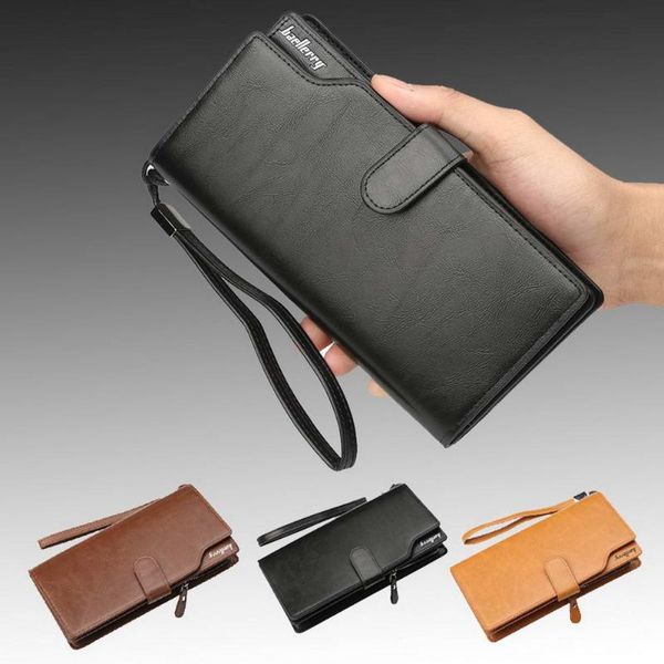 wallets mens pu leather long wallet bifold cash card holder organizer multi slot purse, Red;black
wallets mens pu leather long wallet bifold cash card holder organizer multi slot purse, Red;black