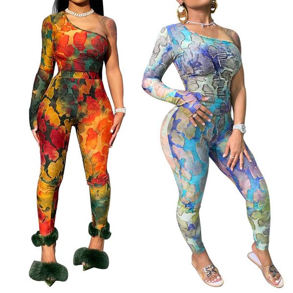 women's jumpsuits & rompers colorful printed jumpsuit womens autumn one shoulder long sleeve clubwear romper female bodycon playsuit, Black;white
women's jumpsuits & rompers colorful printed jumpsuit womens autumn one shoulder long sleeve clubwear romper female bodycon playsuit, Black;white